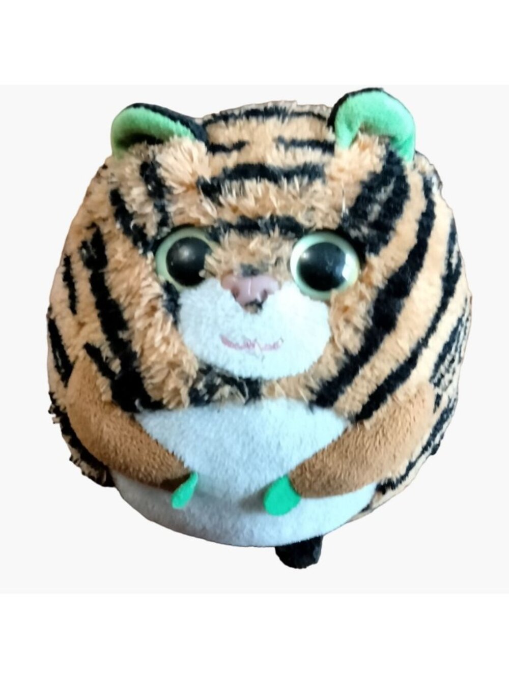 TY Beanie Ballz Monaco The Tiger Plush Toy